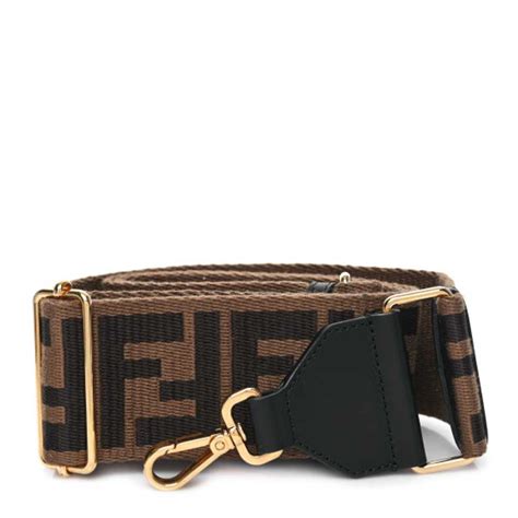 fendi jacquard strap|FENDI Jacquard Ribbon Vitello King FF Adjustable Strap You .